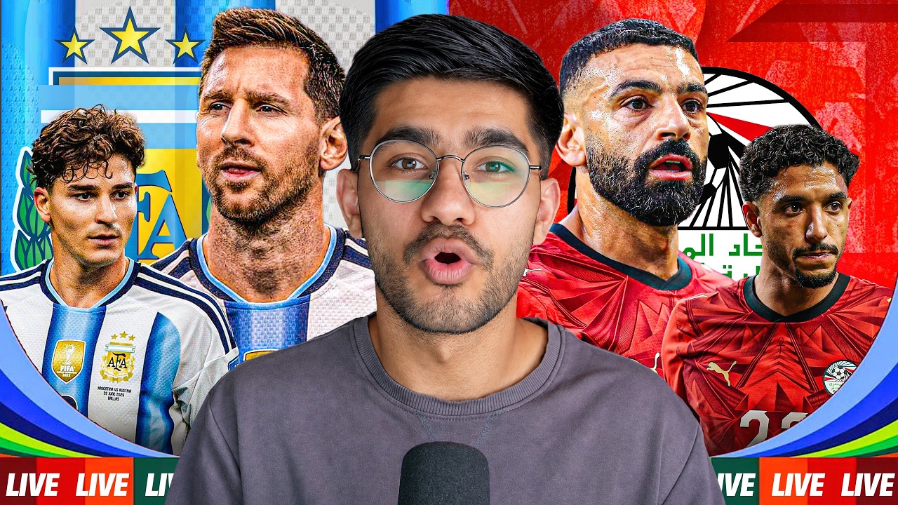 Argentina vs Egypt World Cup 2026 WATCHALONG LIVESTREAM