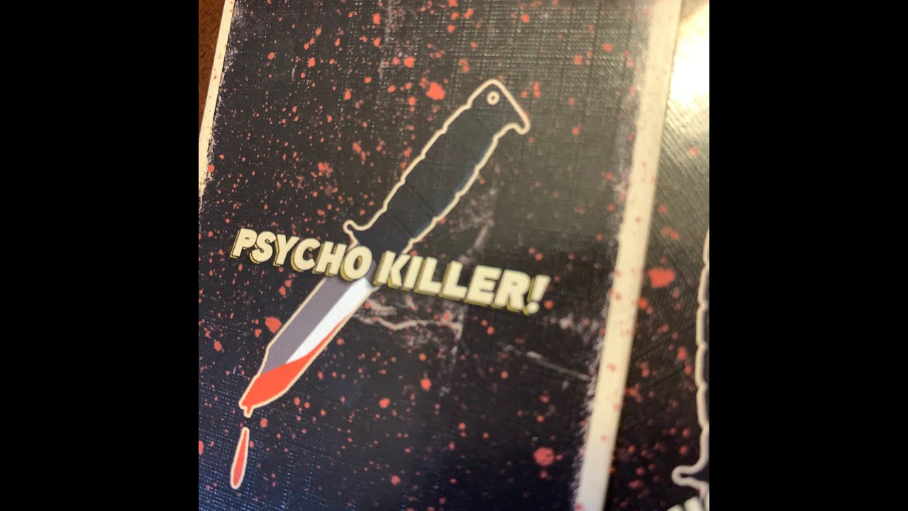Psycho Killer card game / 2 player game