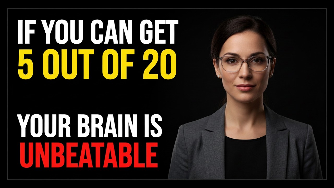 IF YOU CAN GET 5 OUT OF 20 RIGHT, YOUR BRAIN IS UNBEATABLE IN THIS QUIZ!