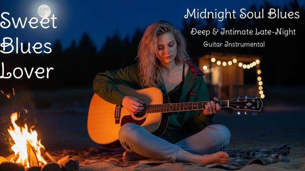 Midnight Soul Blues 🌙 Deep & Intimate Late Night Guitar Instrumental