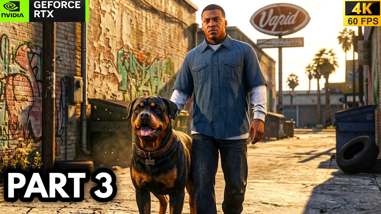 Chop Ke Saath Pehla Mission - GTA V Natural Vision Enhanced Story Gameplay Part 3.....#gta5  #gta