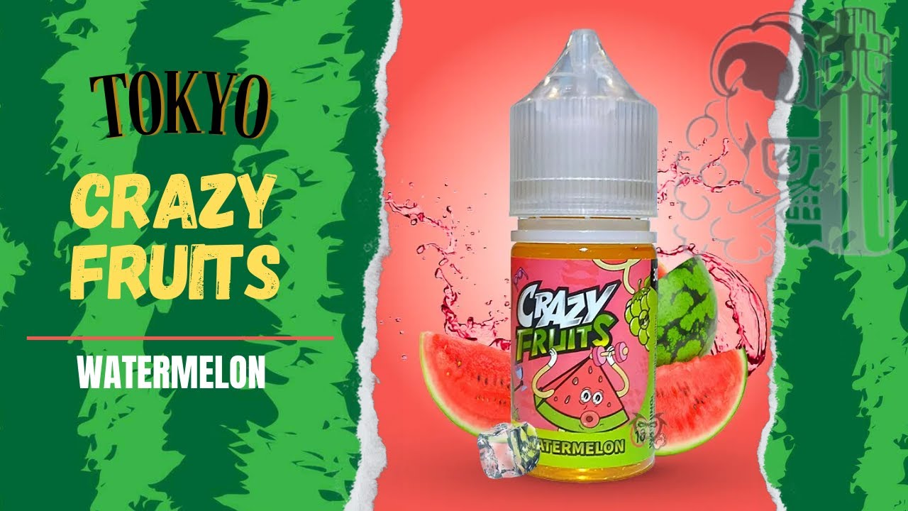 Tokyo Crazy Fruits Watermelon E-Liquid Review | Juicy Summer Vape!