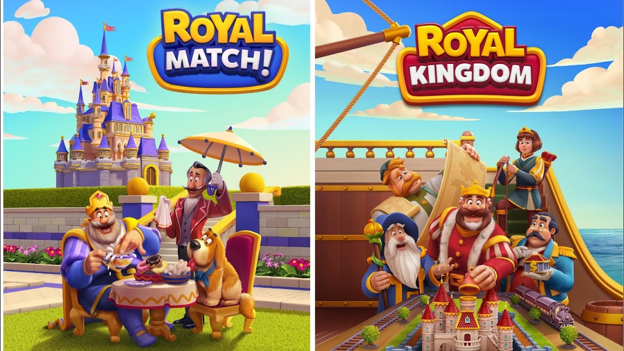 Royal Match и Royal Kingdom Игра Три в Ряд от Сергей Игры 