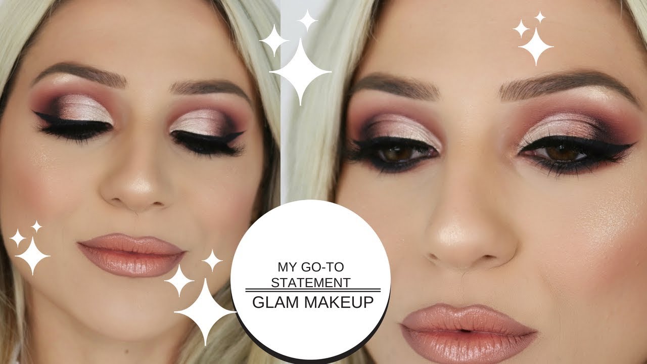 MY GO- TO GLAM MAKEUP LOOK || GIO DREVELI ||