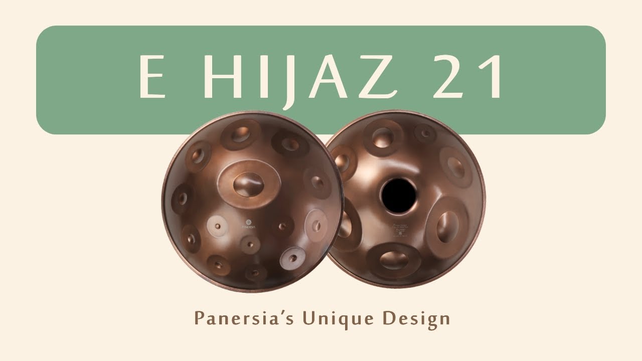 E Hijaz Handpan &ndash; 21 Notes | Mutant Series | Panersia&rsquo;s Unique Design