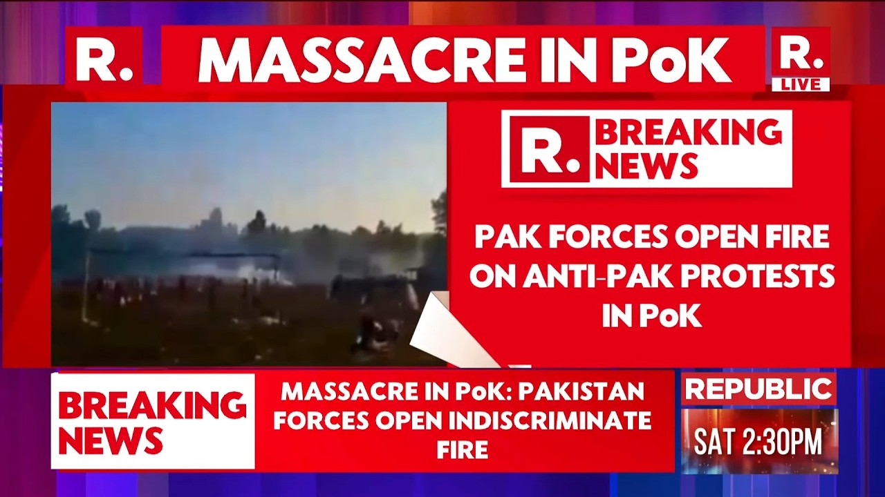 BREAKING LIVE: Reports of Firing During PoK Protests | Pakistan Security Forces Under Spotlight