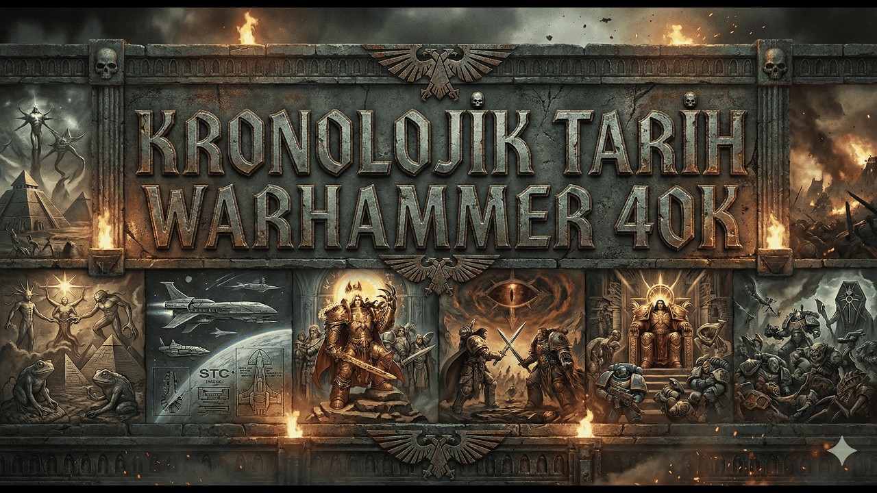 İNSANLIK ÖNCESİ TARİH - C'TAN - NECRON - OLDONES - KRONOLOJİK WARHAMMER 40K TARİHİ BÖLÜM 01