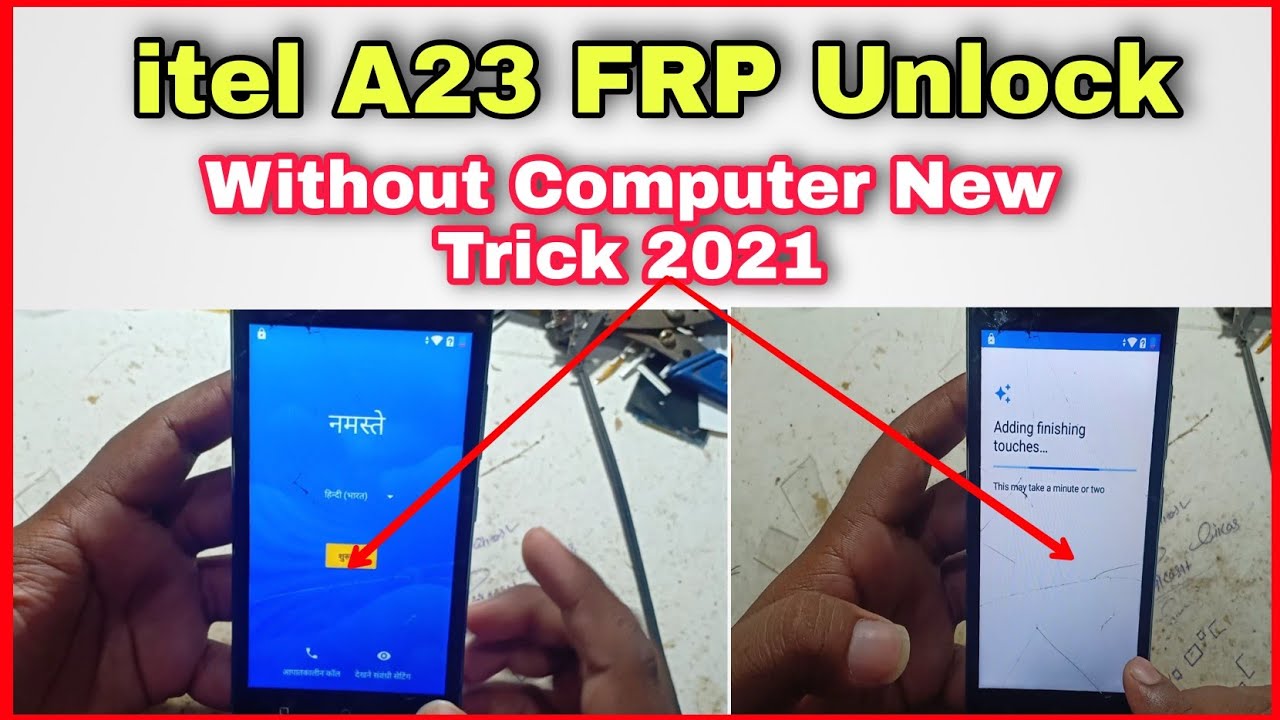 Itel a23 google account bypass FRP Unlock without pc 100% new trick || itel a23 frp unlock