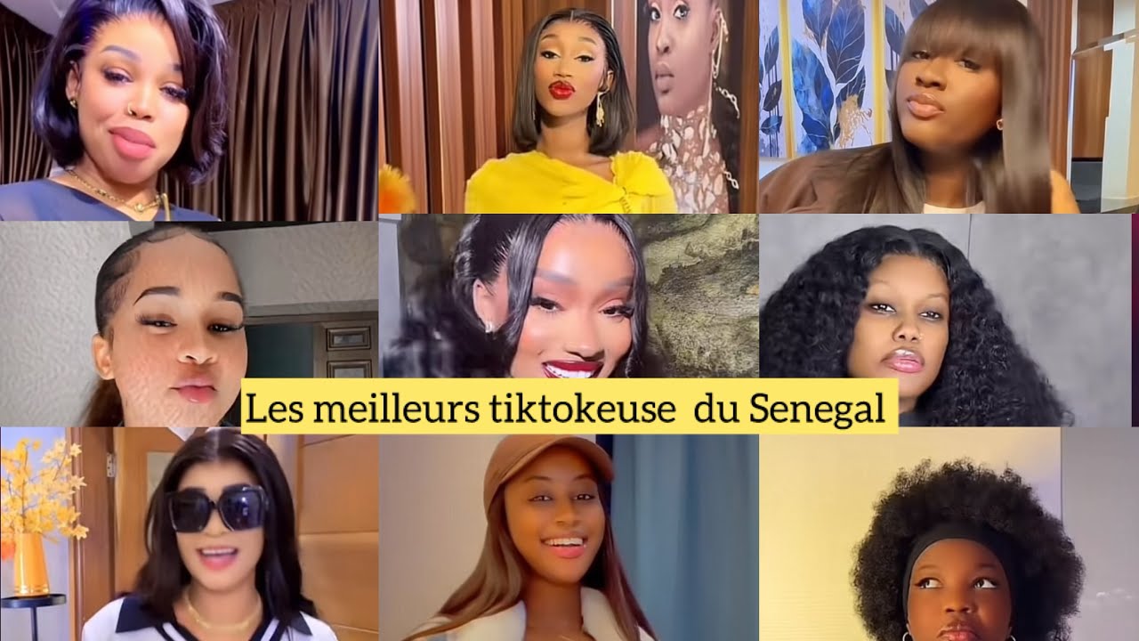 Les meilleurs TikTokeuse du Senegal 😍