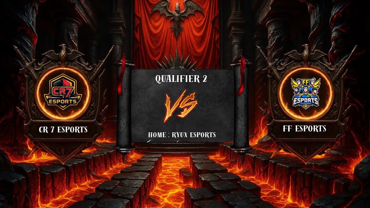 QUALIFIER 2 |CR 7 ESPORTS vs FF ESPORTS| REL SEASON 2