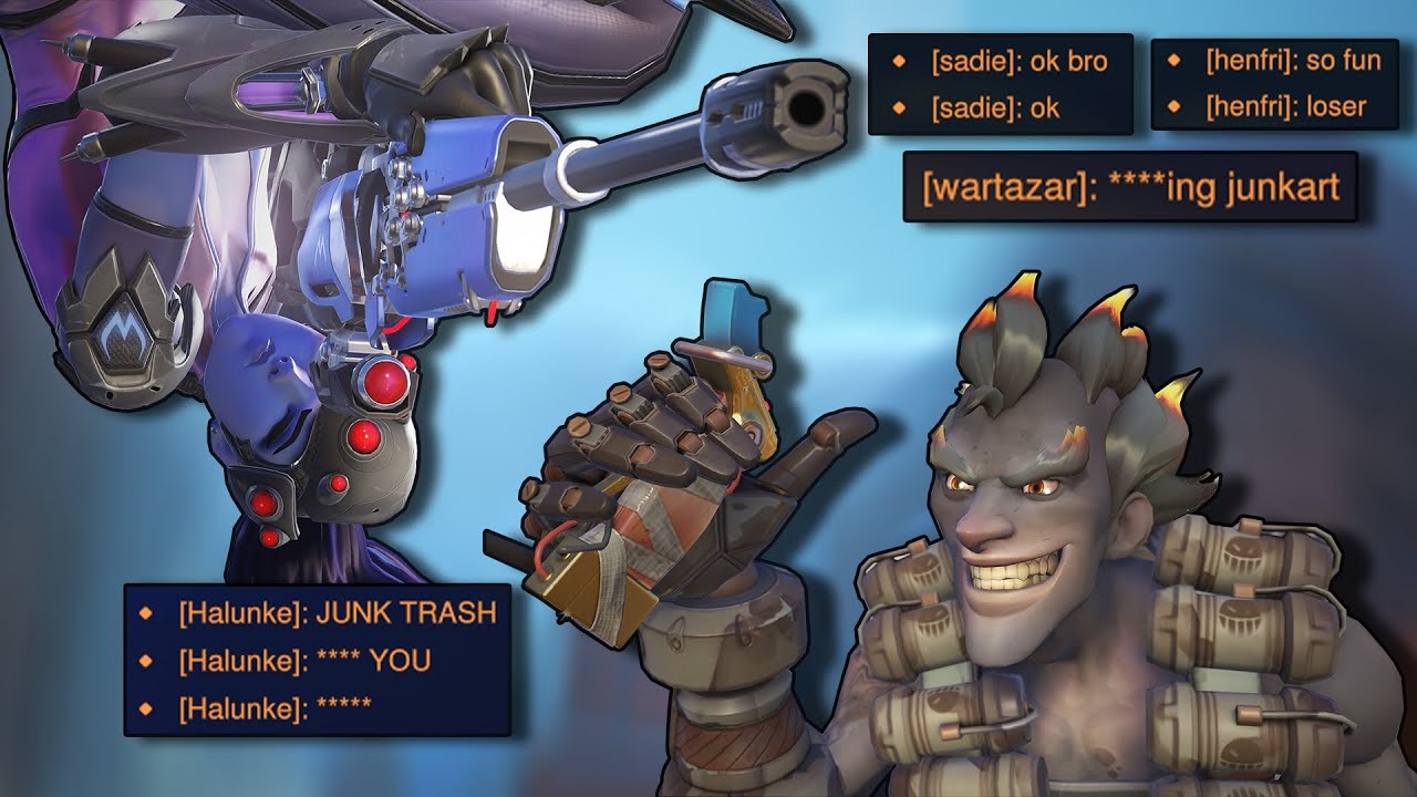 Bullying Widowmaker players with my Junkrat…