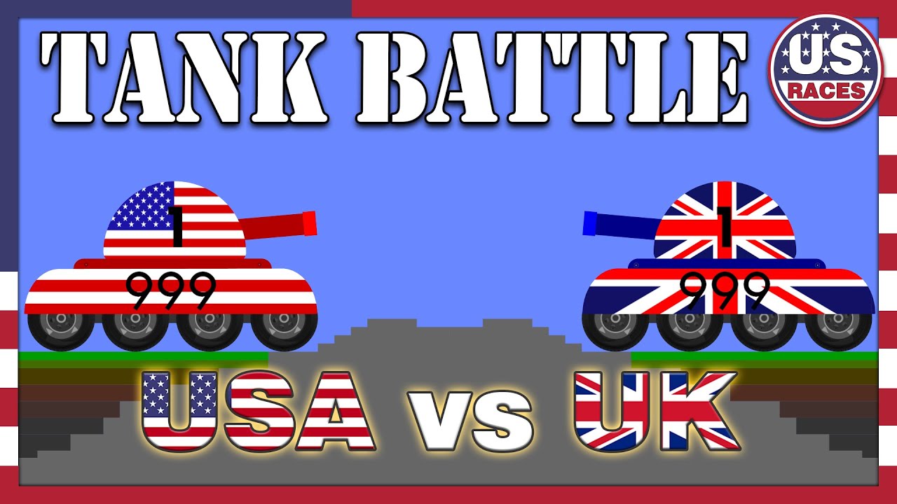 USA vs UK TANK BATTLE - 4th July Special 2023