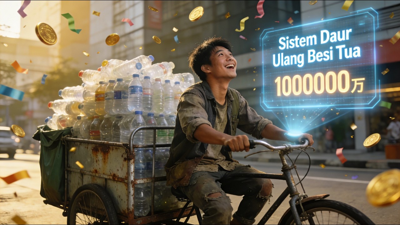 【PENUH】🔥 Botol Plastik 100 Yuan? Pemuda Miskin Kaya Lewat Sistem Daur Ulang Sampah!