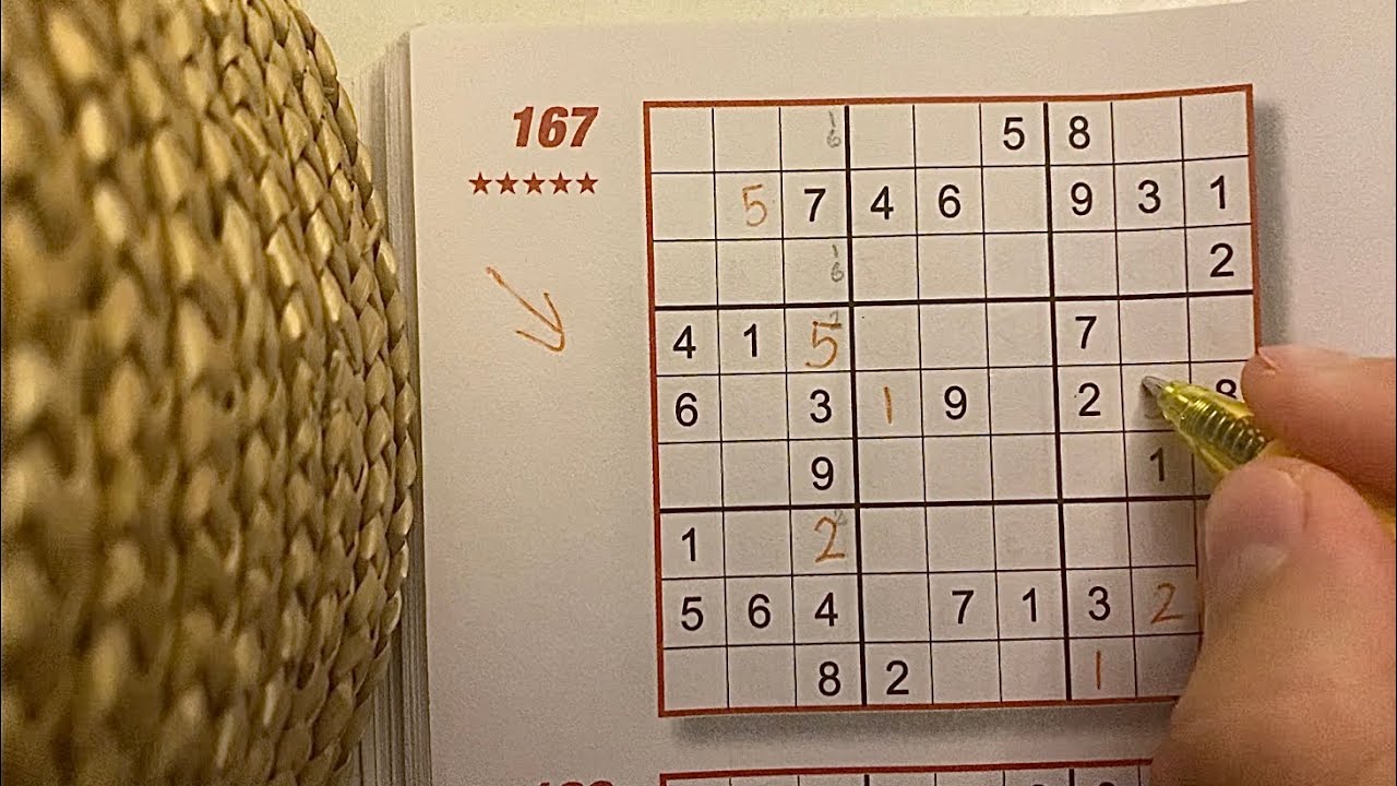 ASMR Solving EXPERT level sudoku (unintelligible whispers, counting)