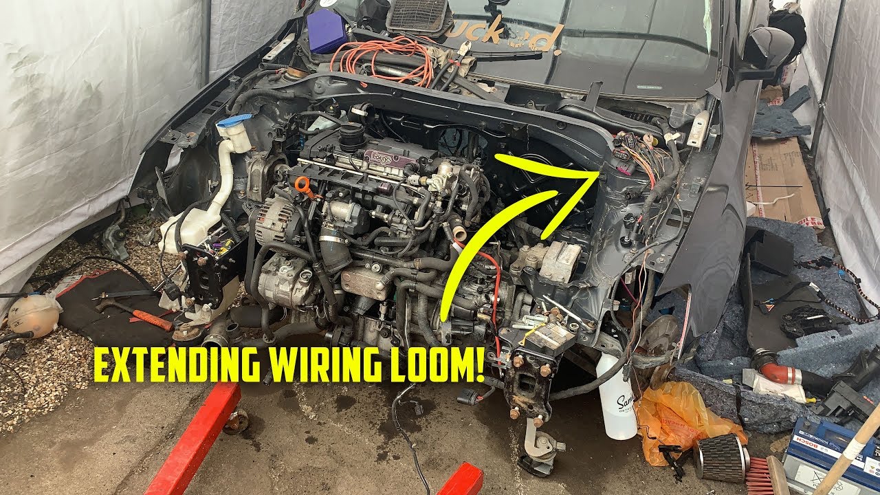Extending the wiring loom #AWDJETTABUILD !
