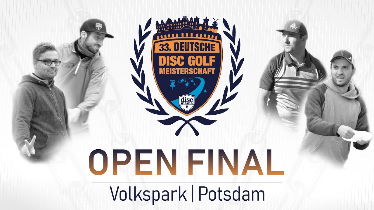 33. Deutsche Discgolf Meisterschaft 2018 | Potsdam | J. Braun, K. Konsorr, D. Stampfer, M. Stelzer