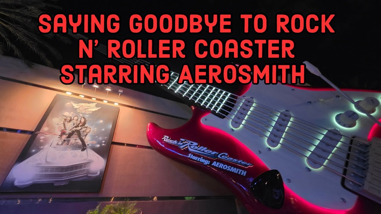 Rock ’n’ Roller Coaster One Last Jam 🎢🎸 | Celebrating Aerosmith Before the Change