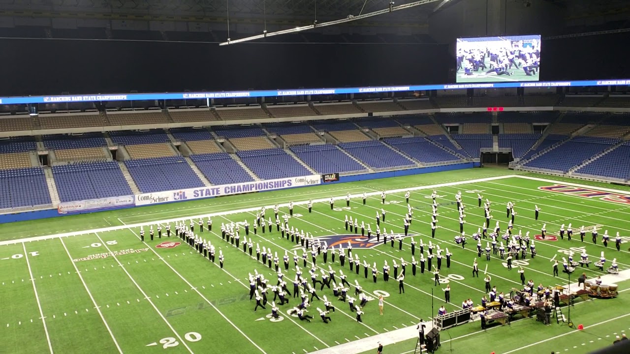 TCU Horned Frogs band exhibition 2018 State marching contest