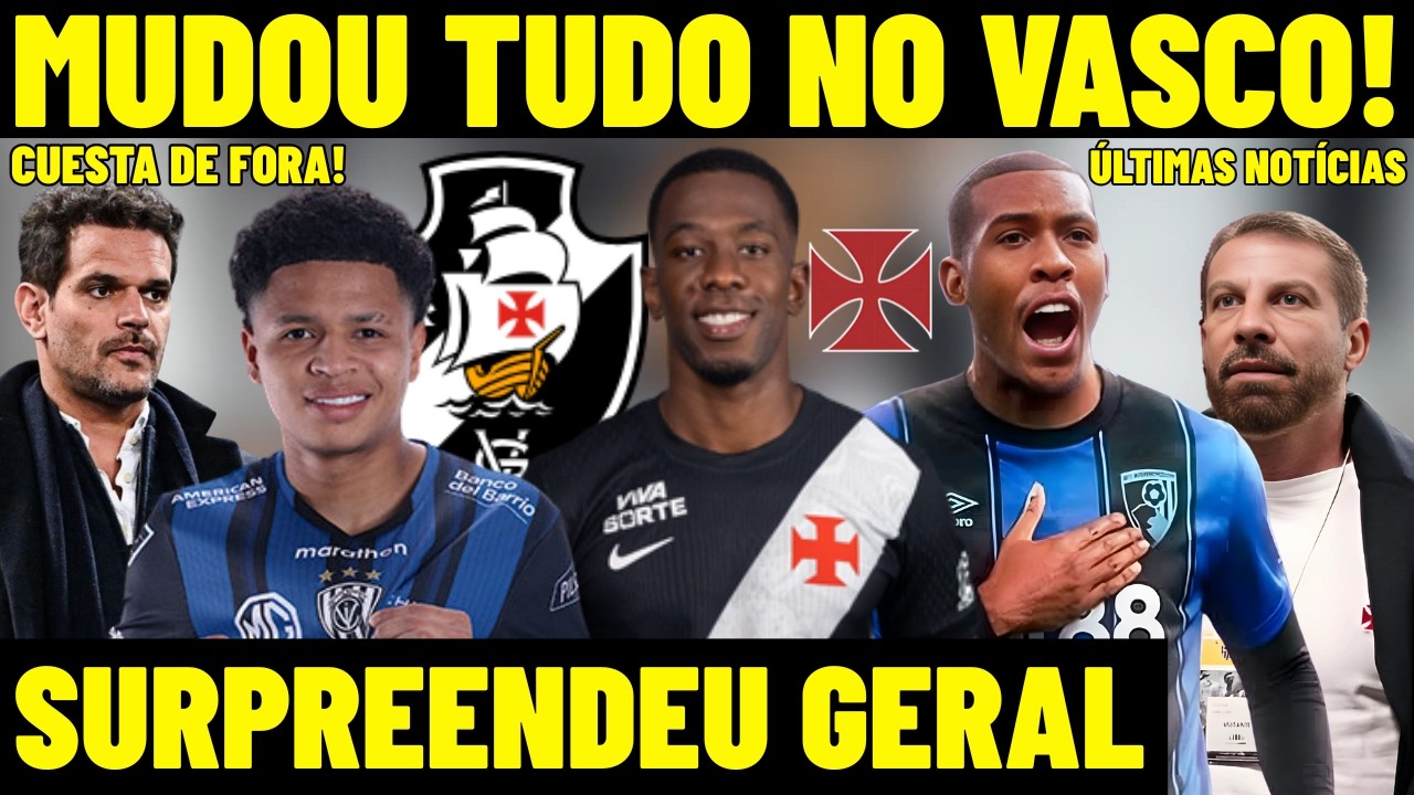 SURPREENDEU GERAL! MUDOU TUDO NO VASCO! RAYAN NA SELEÇÃO BRASILEIRA! FLUMINENSE COM FORÇA MÁXIMA! E+