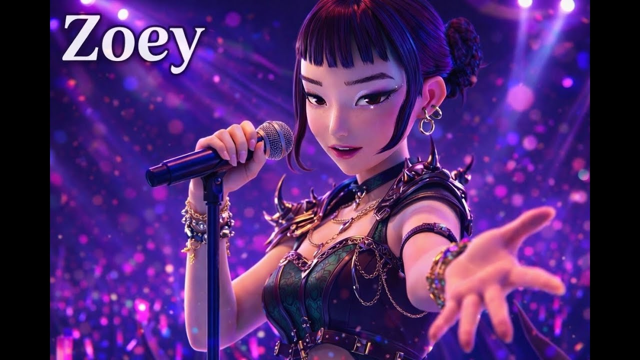 KPop Demon Hunter - HUNTRIX - Zoey : Entre Deux Battements  (Create By G)