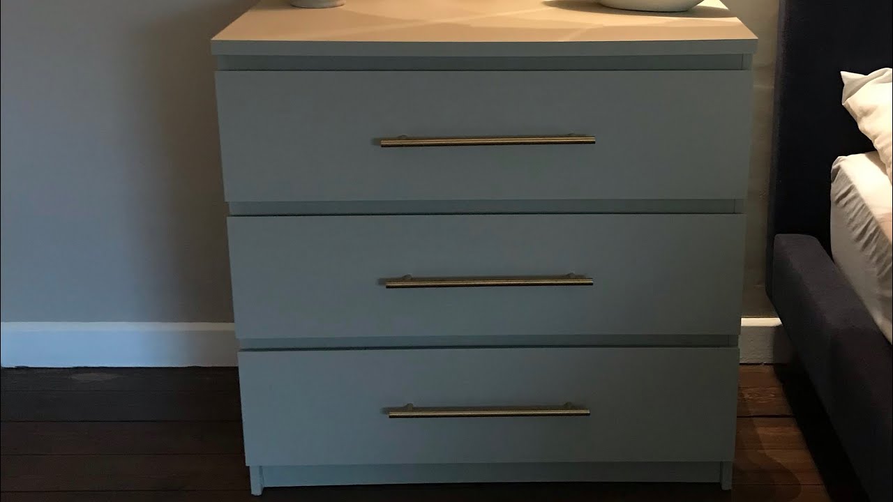 IKEA Malm drawers makeover with Frenchic paint / DIY upcycle / budget hack