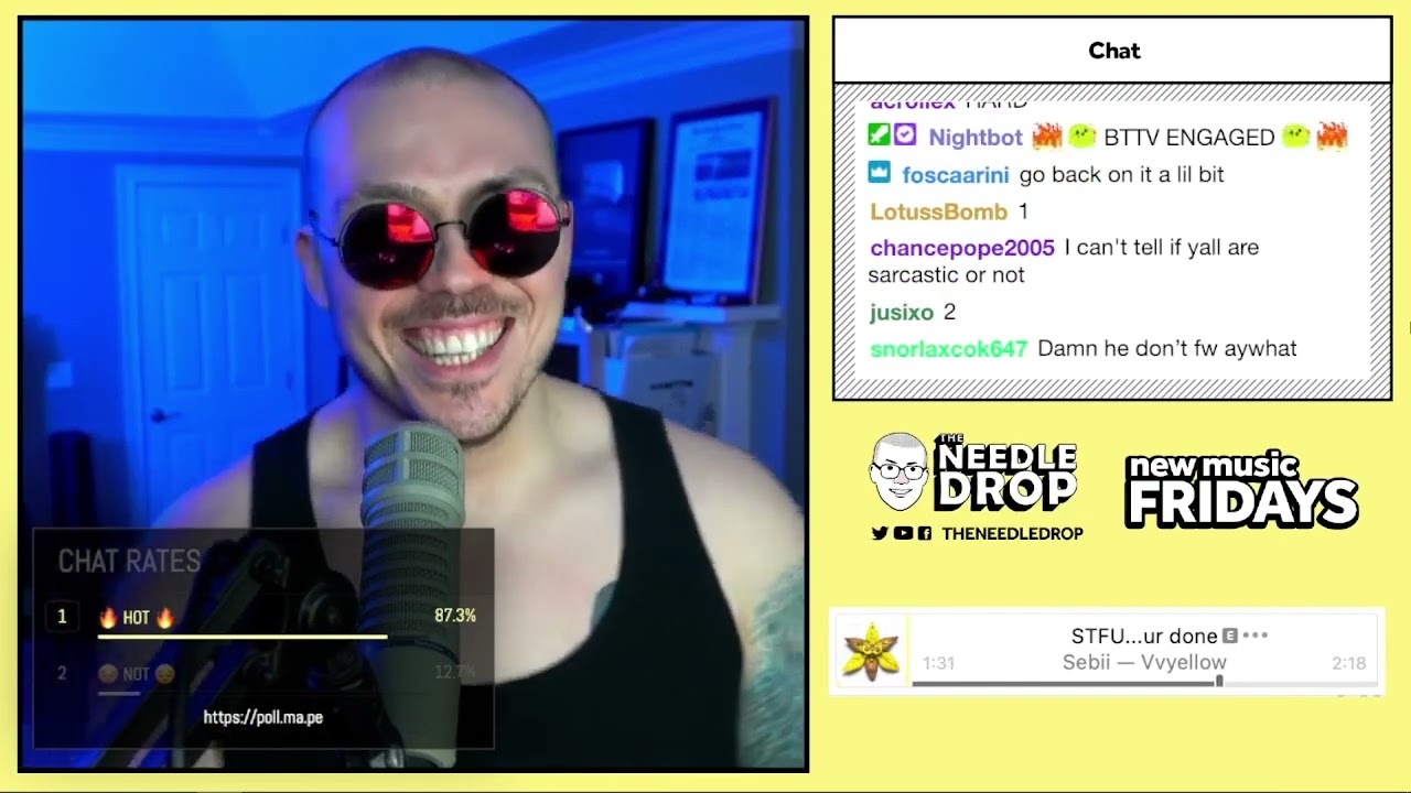 Anthony Fantano reacts to VVYELLOW by SEBII (+ random ass ad)