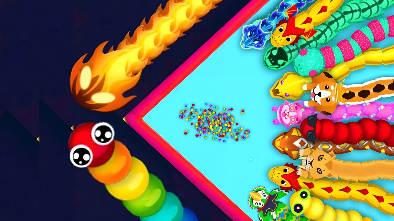 SNAKE.IO 🐍 PRO & NOOB TRAP ESCAPE Ultimate Strategy Epic Funny Moments Vs 1000 OGGY SKIN 🐍
