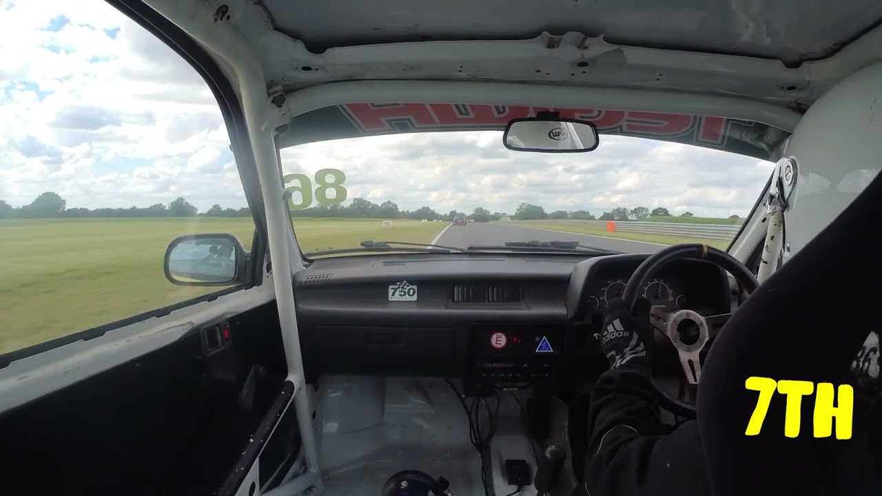 Classic Stock Hatch Race 1 Snetterton 750mc Suzuki Swift GTI
