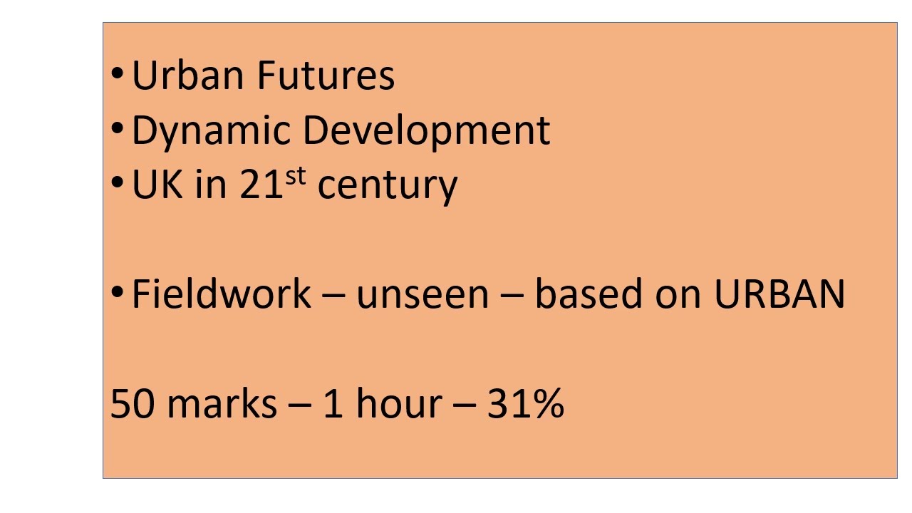 GCSE GEOGRAPHY OCR B - PAPER 2
