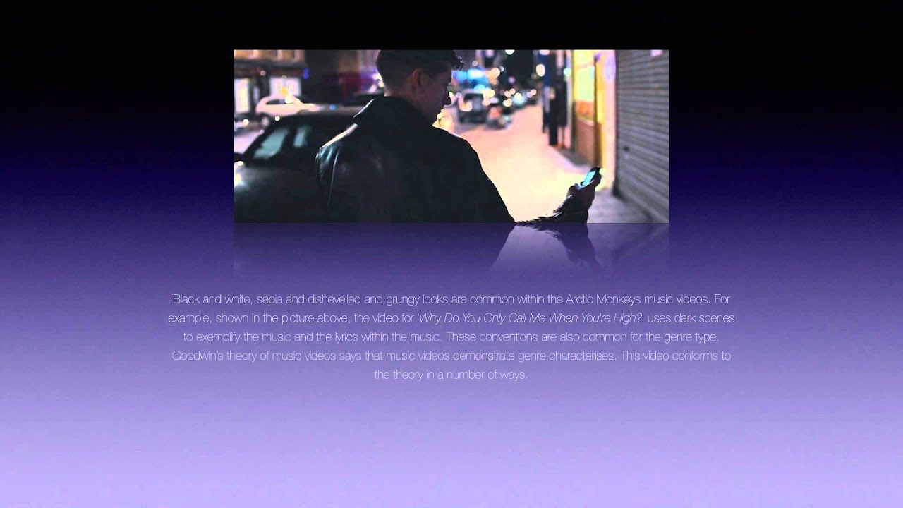 MEDIA GENRE THEORY- ARCTIC MONKEYS