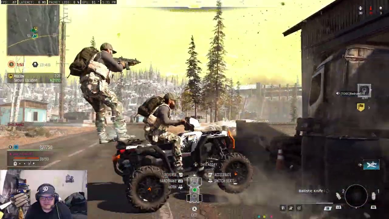 Warzone game play.