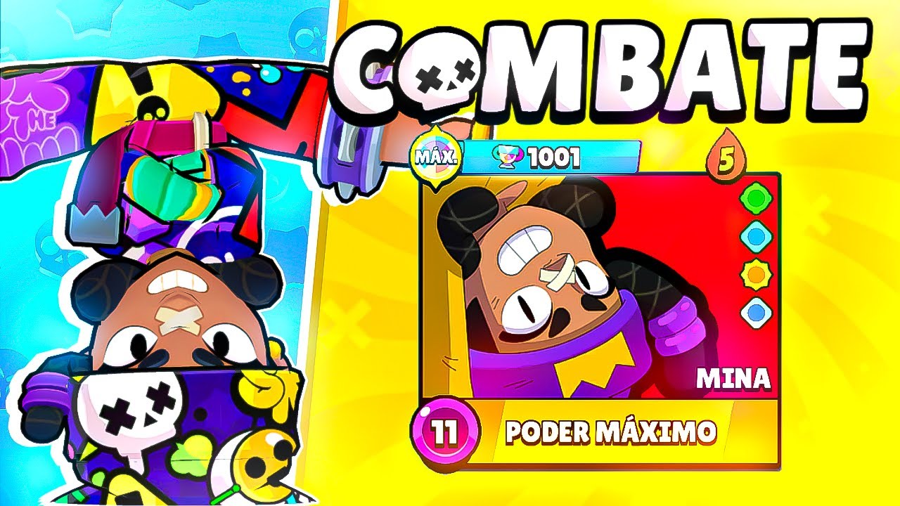 1000🏆 TROFÉUS no COMBATE com a MINA no BRAWL STARS!
