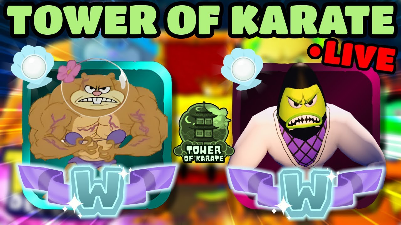 TOWER OF KARATE // ADMIN ABUSE LIVE (SpongeBob TD)