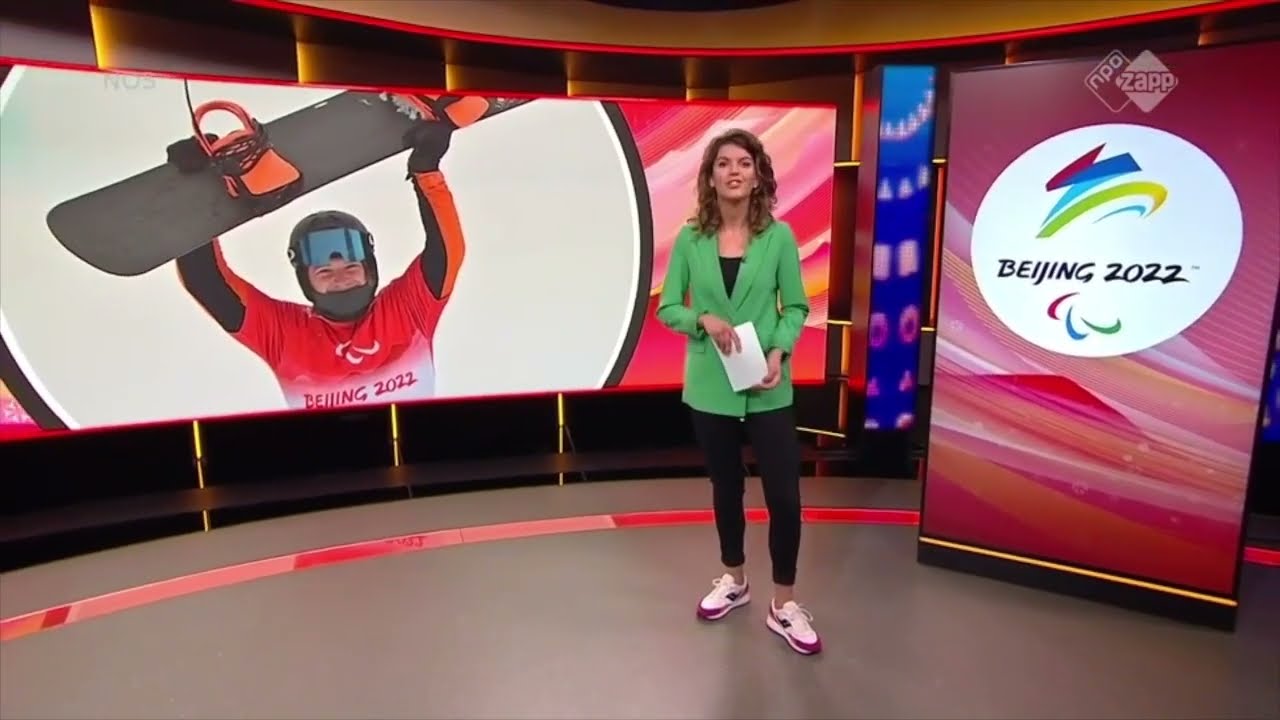 Chris Vos  jeugdjournaal Paralympics 2022