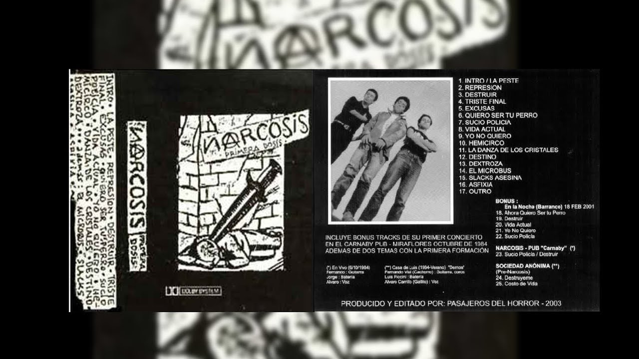 Narcosis - Primera Dosis / Full &Aacute;lbum - Descarga