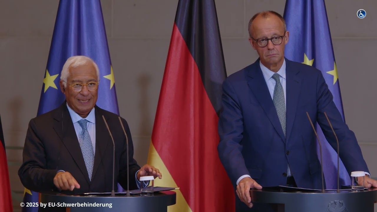 Press conference with Chancellor Merz & Council President Antonio Costa - Statement on Gaza, Poland