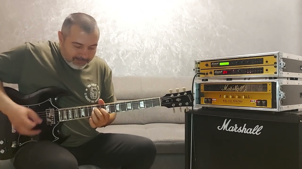Marshall JMP-1, JFX-1, 9100 50/50 Power amp, Gibson SG Standard 2005