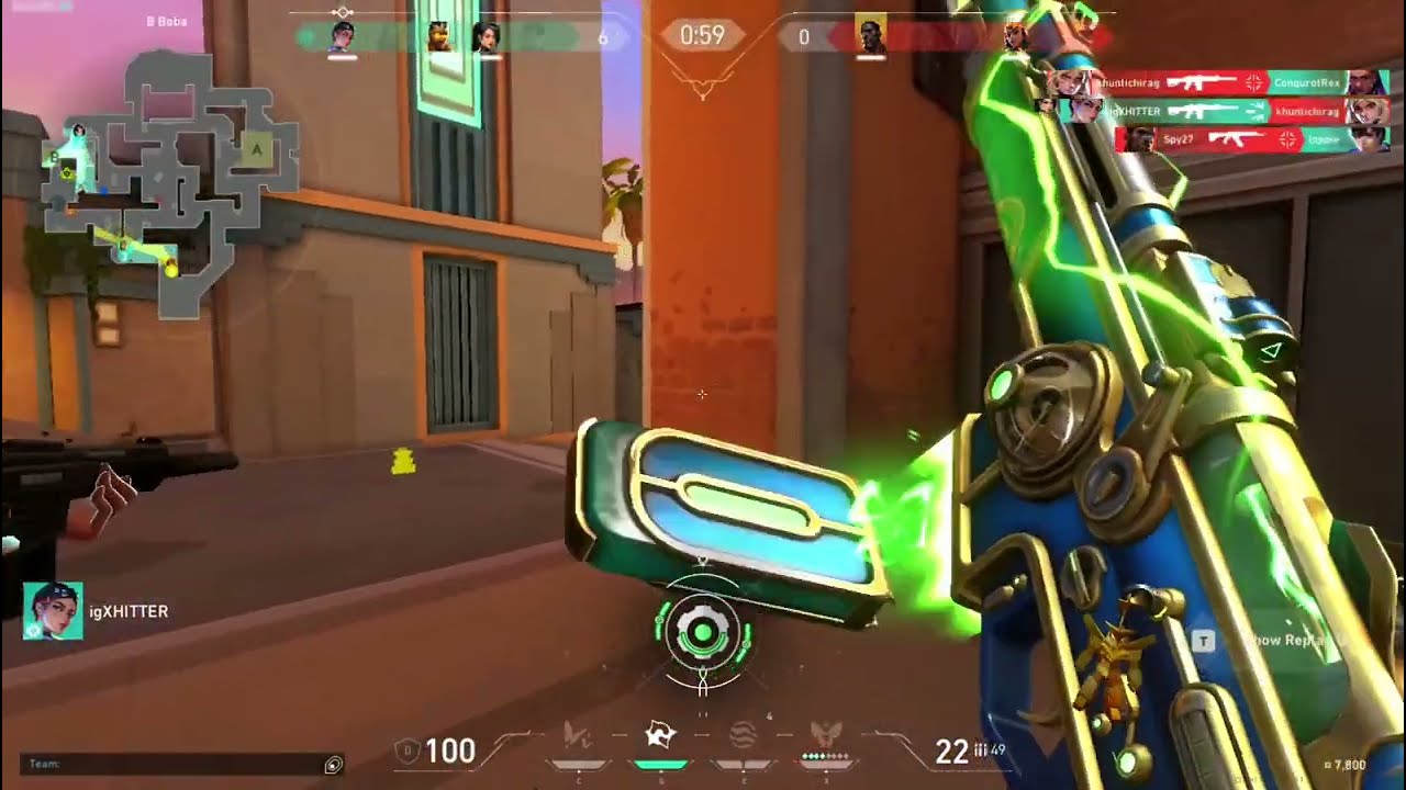 Clean Aim + 0.1 Dpi 1600 | Valorant stratifying Elimination |