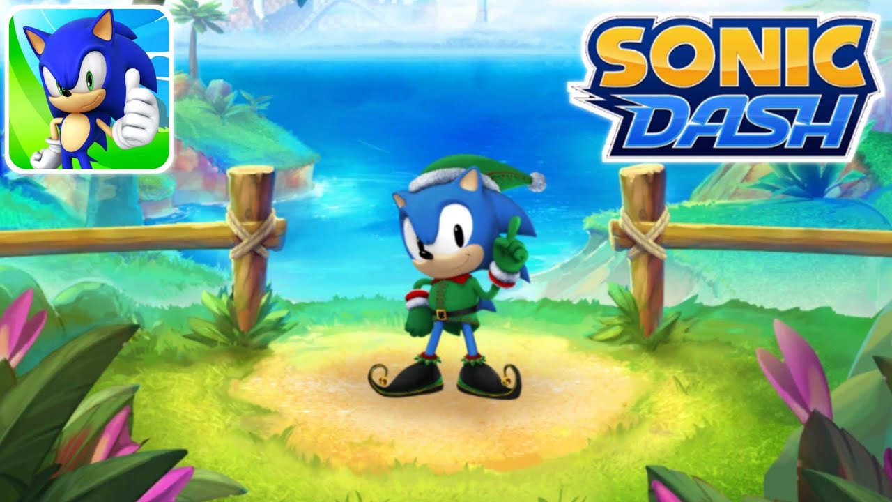 SONIC DASH - ELF CLASSIC SONIC ANDROID GAMEPLAY