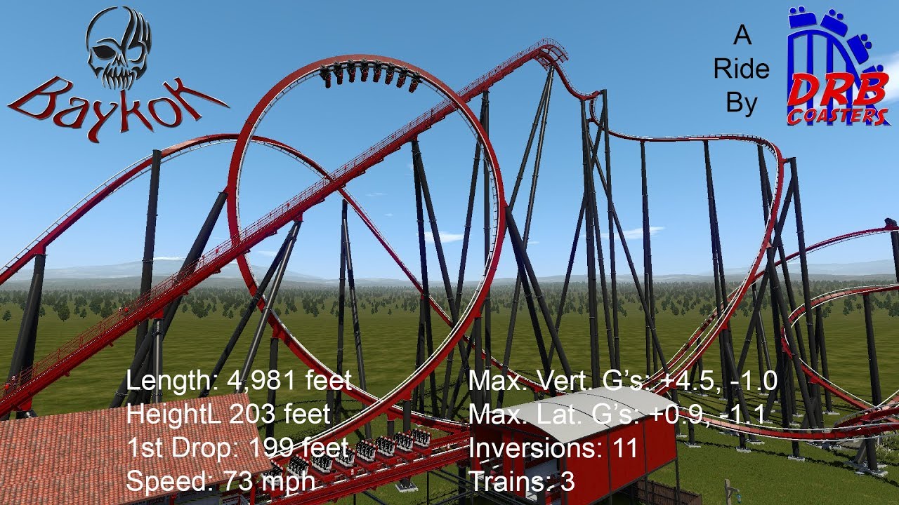 Baykok (Full Ride) A B&M Floorless Coaster (NoLimits 2)