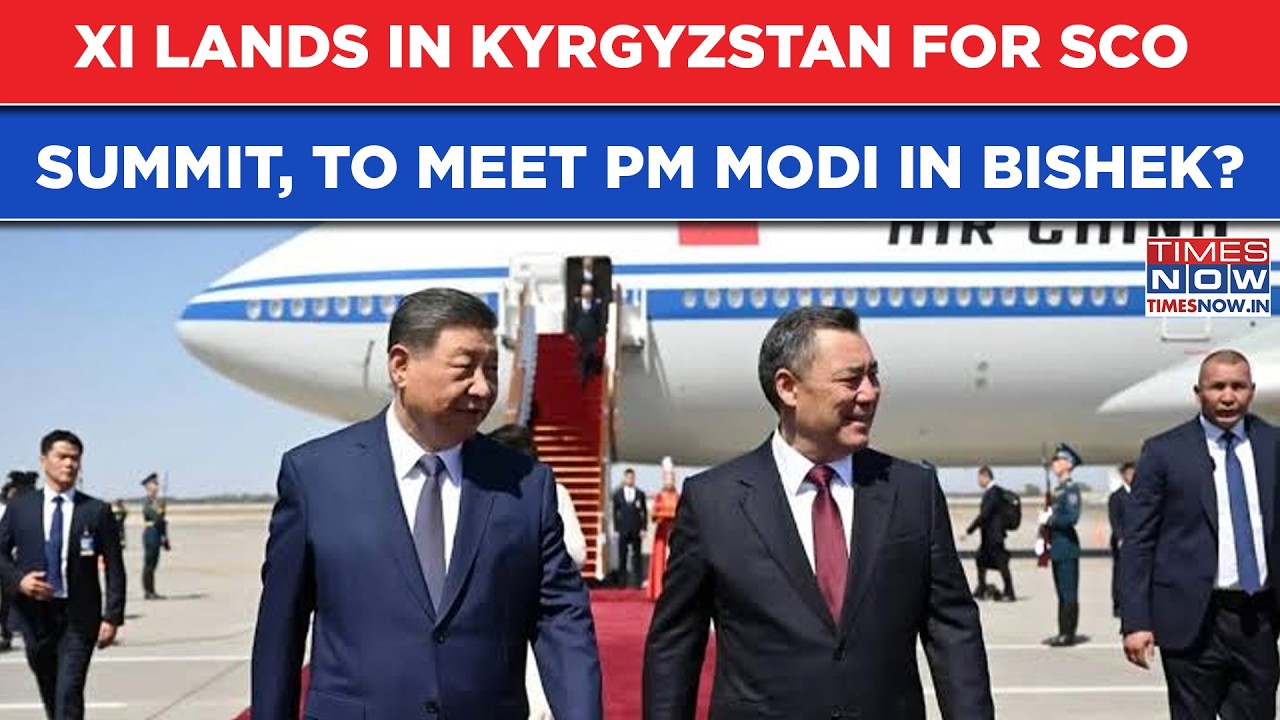 Watch: Xi Jinping Lands In Kyrgyzstan For SCO Summit: Chinese President To Meet PM Modi In Bishek?