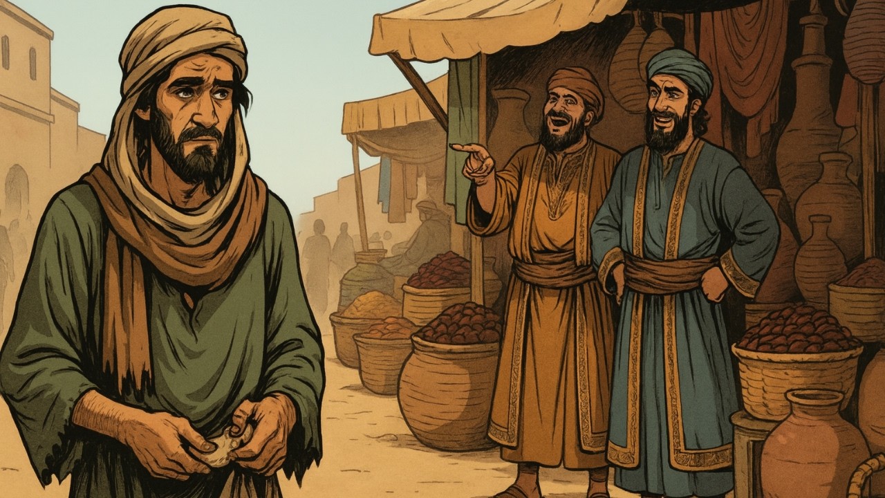 #قصة الفقير الذي سخر منه الأغنياء في السوق… فاشترى بعد سنوات تجارتهم جميعًا !