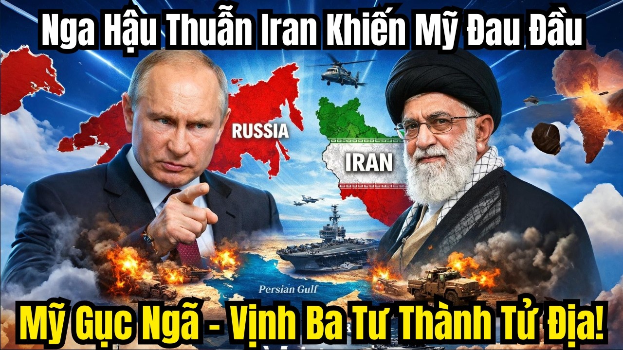 Nga Hậu Thuẫn Iran Khiến Mỹ Đau Đầu: Siêu Cường Gục Ngã – Vịnh Ba Tư Thành Tử Địa!