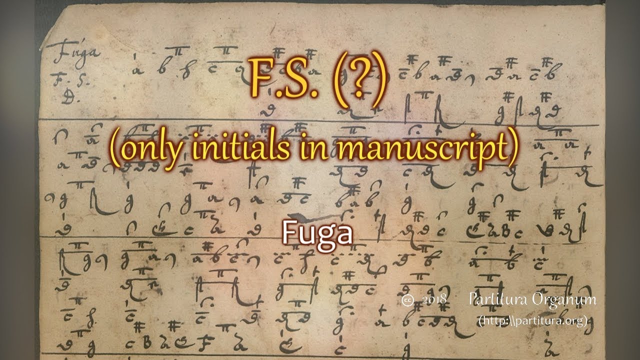 Wilhelm Karges, FS(?), Fuga d moll
