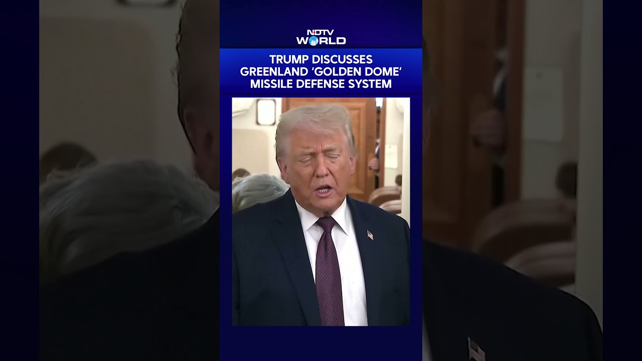 Greenland Golden Dome | Trump Discusses Greenland And 'Golden Dome' Missile Defense System
