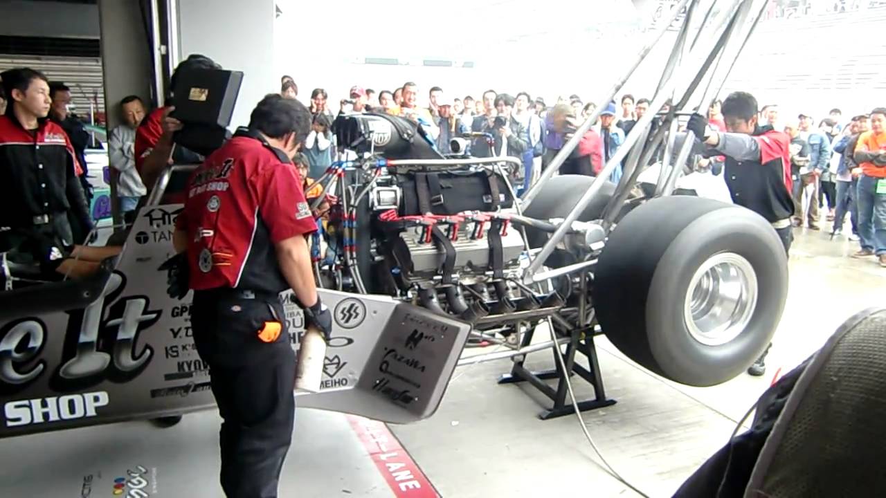 DRAG RACE 2010.10.10 BERC in Fuji 爆音のエンジンセッティング