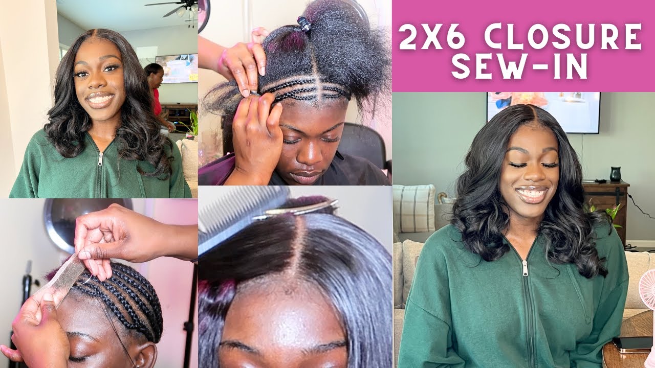 How To: 2x6 Closure Sew In // TPLXtensions Classic Body Wave // Jasmine K. & The Pretty Lounge