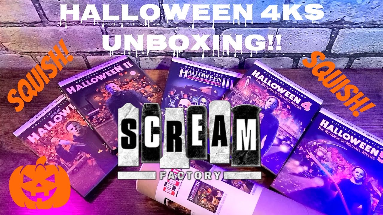 Shout Factory Scream Factory - Halloween 1-5 4K Unboxing - My Killer Podcast