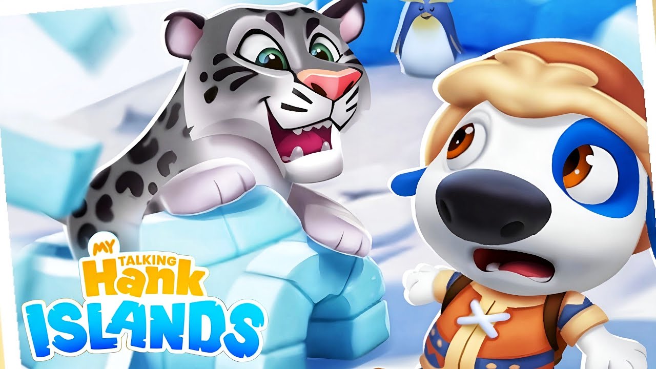 My Talking Hank Islands Gameplay Walkthrough 56 - New Artic Islands Complete Gameplay