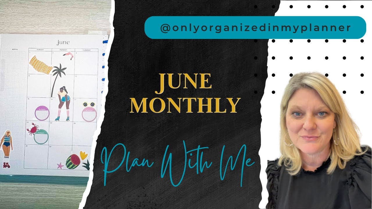 Plan With Me | June Monthly | Let's Talk Books